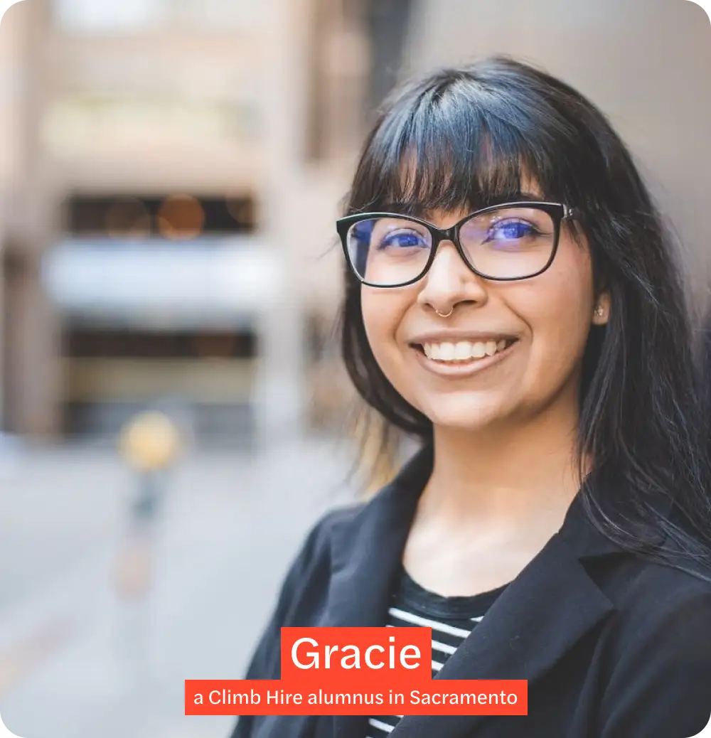 Gracie Climb Hire alumnus from Sacramento