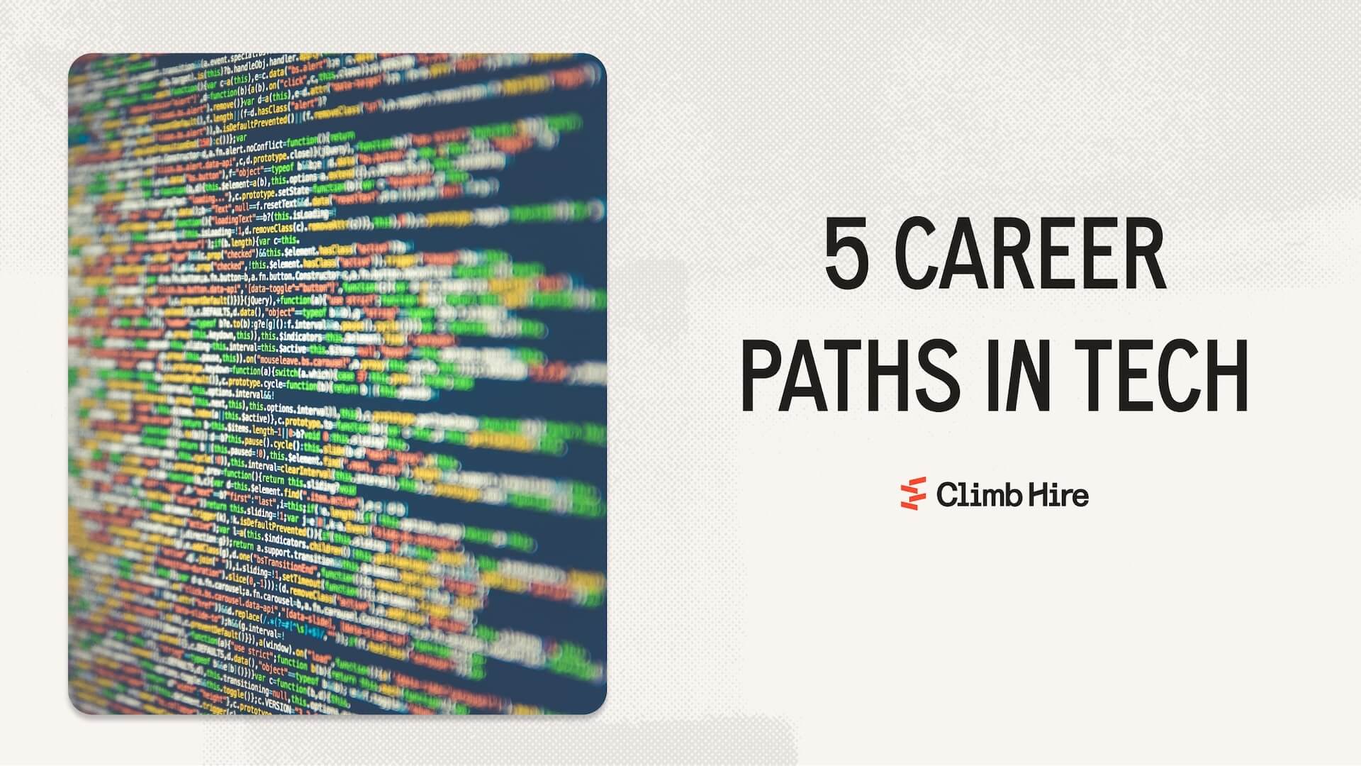 5 Tech Career Paths And How To Get Started Right Now 5 Tech Career Paths And How To Get Started Right Now